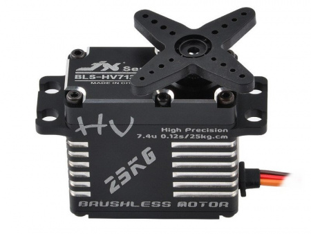 Фото Сервомашинка цифровая JX Servo BLS-HV7125MG (71г/25.8/0.12/7.4V) бесколлекторная, Full metal | Инномарт