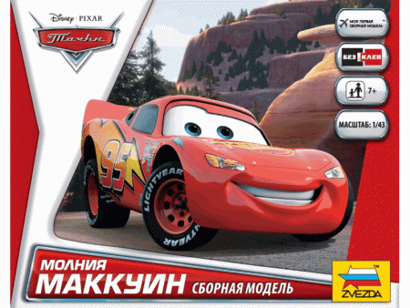 Фото Сборная модель ZVEZDA "Тачки" Маккуин, 1/43 | Инномарт