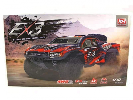 Фото Радиоуправляемый шорт-корс Remo Hobby EX3 UPGRADE (синий) 4WD 2.4G 1/10 RTR | Инномарт