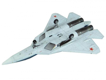 Фото Сборная модель ZVEZDA СУ-57 опытный образец самолета, подарочный набор, 1/72 | Инномарт