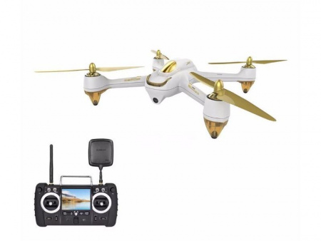 Фото Р/У квадрокоптер Hubsan X4 GPS, FHD + FPV, автовозврат, удержание, следуй за мной, 2.4G (белый) | Инномарт