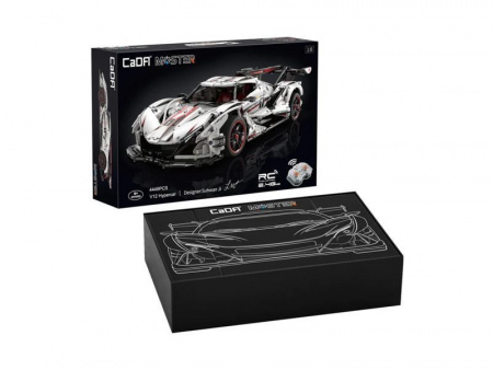 Фото Радиоуправляемый конструктор CaDA MASTER спорткар V12 Hypercar 1/8 (4449 деталей) | Инномарт