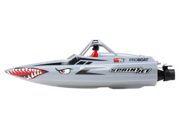 Радиоуправляемый катер ProBoat Sprintjet 9-inch Self-Right Jet Boat (серебряный) RTR | Инномарт