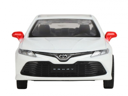 Фото Машина "АВТОПАНОРАМА" Яндекс GO Toyota Camry, 1/43, белый, инерция, откр. двери, 17,5*12,5*6,5 см | Инномарт