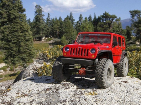 Фото Модель для трофи 1:10 Axial SCX10 II 2017 Wrangler 4WD, электро, RTR (AX90060) | Инномарт