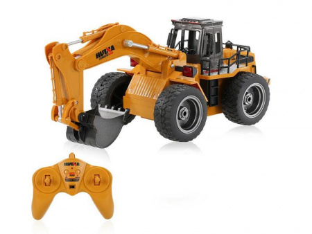Фото Радиоуправляемый экскаватор HUI NA TOYS 2.4G 6CH 1/18 RTR | Инномарт