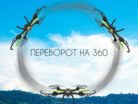 Фото Р/У квадрокоптер Syma X54HW с FPV трансляцией Wi-Fi, барометр, 2.4G RTF | Инномарт