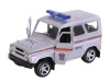 Машина "АВТОПАНОРАМА" "МЧС", серебро, 1/50, инерция, в/к 12*7*5,5 см
