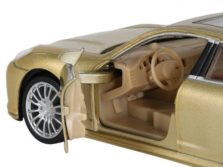 Фото Машина "АВТОПАНОРАМА" Porsche Panamera S, золотой, 1/32, свет, звук, инерция, в/к 17,5*13,5*9 см | Инномарт