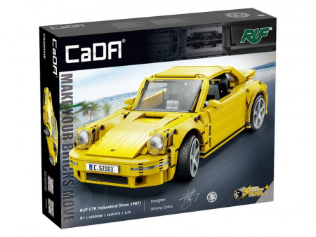 Фото Конструктор CaDA спорткар RUF CTR Yellowbird 1/12 (1515 деталей) | Инномарт