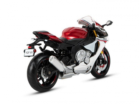 Фото Мотоцикл "АВТОПАНОРАМА" YAMAHA YZF-R1, 1/12, металл, красный, свободный ход колес | Инномарт