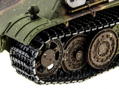 Фото Р/У танк Taigen 1/16 Panther type F с ИК пушкой HC версия, башня на 360, подшипники в ред, 2.4G RTR | Инномарт