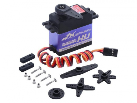 Фото Сервомашинка цифровая JX Servo BLS6034HV (60г/33.7/0.11/7.4V) бесколлекторная, Ecoboost | Инномарт