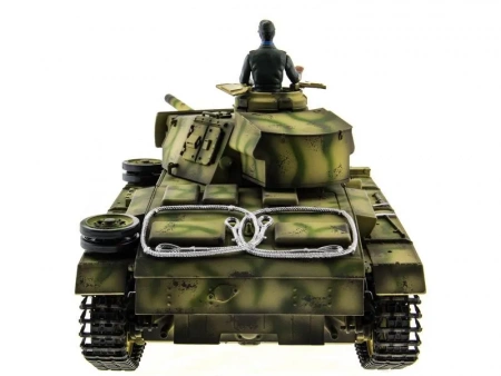 Фото Р/У танк Taigen 1/16 Panzerkampfwagen III (Германия) HC (для ИК танкового боя) V3 2.4G RTR | Инномарт