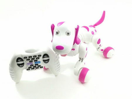 Фото Радиоуправляемая робот-собака HappyCow Smart Dog 2.4G (розовая) | Инномарт