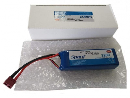 Фото Аккумулятор Li-Po Spard 2200mAh, 11,1V, 30C, T‐plug | Инномарт