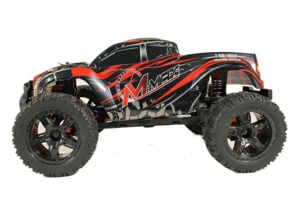 Радиоуправляемый монстр Remo Hobby MMAX Brushless UPGRADE (красный) 4WD 2.4G 1/10 RTR | Инномарт