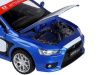 Фото Машина "АВТОПАНОРАМА" Mitsubishi Lancer Evolution, 1/32, синий, свет, звук, в/к 18*9*13,5 см | Инномарт