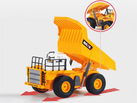 Фото Радиоуправляемый карьерный самосвал HUI NA TOYS 2.4G 6CH (дальность 8 м) 1/24 RTR | Инномарт