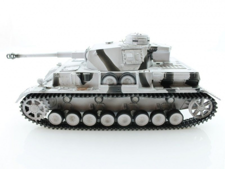 Фото Р/У танк Taigen 1/16 Panzerkampfwagen IV Ausf.F2.Sd.Kfz (Германия) 2.4G RTR, зимний камуфляж | Инномарт