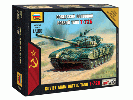 Фото Сборная модель ZVEZDA Советский основной боевой танк Т-72Б, 1/100 | Инномарт