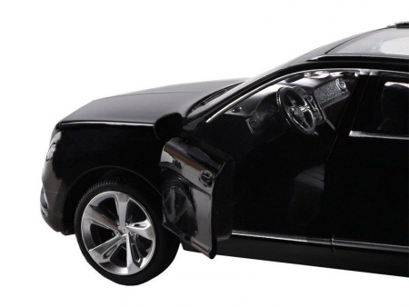 Фото Машина "АВТОПАНОРАМА" Bentley Bentayga, черный, 1/34, свет, звук, инерция, в/к 17,5*13,5*9 см | Инномарт