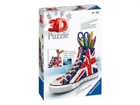 Фото 3D Пазл Ravensburger Кроссовок Юнион Джек, 108 эл. | Инномарт