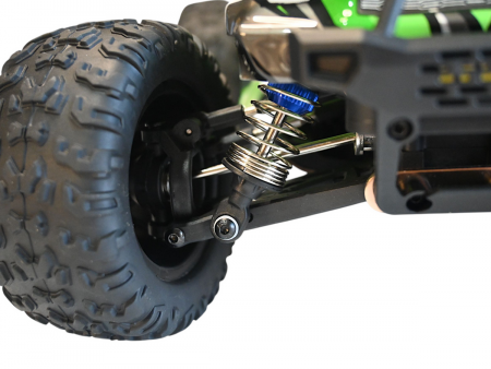 Фото Радиоуправляемый монстр Remo Hobby Brushless (зеленый) 4WD 2.4G 1/14 RTR | Инномарт