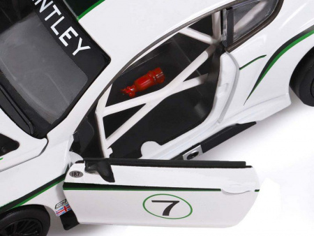 Фото Машина "АВТОПАНОРАМА" Bentley Continental GT3 Concept, белый, 1/24, в/к 24,5*12,5*10,5 см | Инномарт