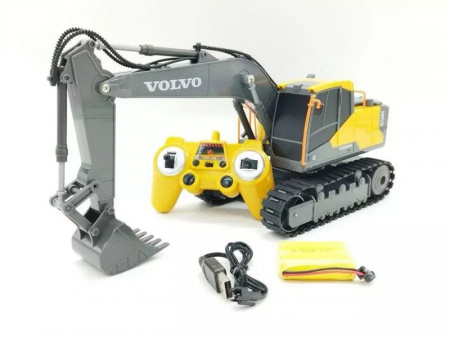 Фото Радиоуправляемый экскаватор Double Eagle Volvo EC160E 1/26 2.4G RTR | Инномарт