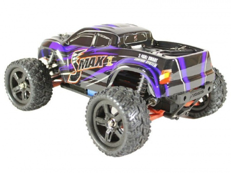 Фото Радиоуправляемый монстр Remo Hobby SMAX UPGRADE V2.0 (синий) 4WD 2.4G 1/16 RTR | Инномарт