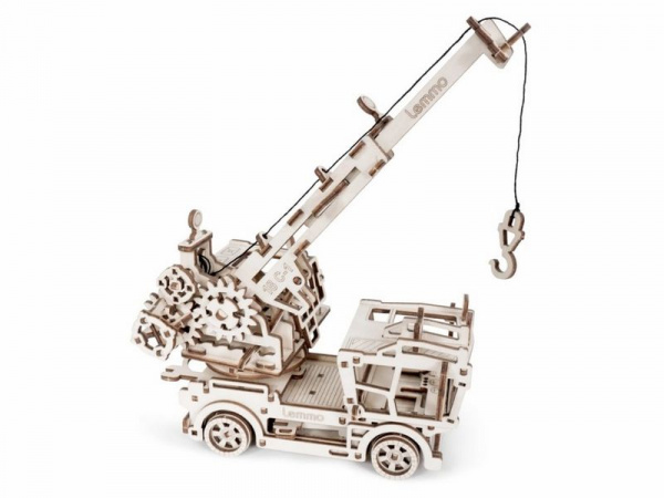 Деревянный конструктор Lemmo Кран ЛТ-18С, 116 деталей | Инномарт