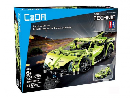 Фото Р/У конструктор CaDA Technic спортивная машина (453 детали) | Инномарт