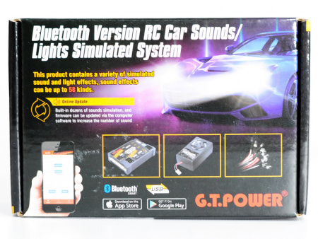 Фото Комплект освещения G.T.Power с блоком управления и звуковой системой c Bluetooth | Инномарт