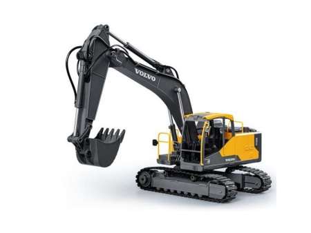 Фото Радиоуправляемый экскаватор Double Eagle Volvo EC160E 1/16, 2.4G, металл, 3 в 1 RTR | Инномарт