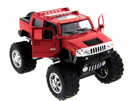 Фото Машина Kinsmart 1:40 Haммer H2 (off road) инерция (1/12шт.) б/к | Инномарт