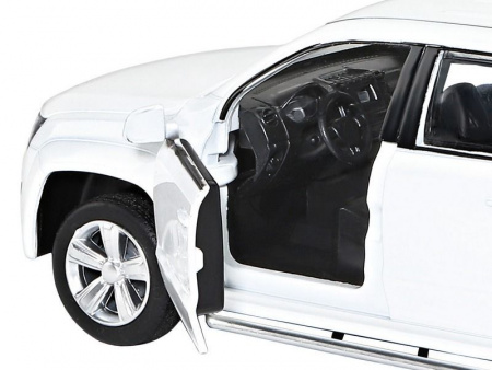 Фото Машина "АВТОПАНОРАМА" Volkswagen Amarok, белый, 1/30, свет, звук, инерция, в/к 20*10*11 см | Инномарт