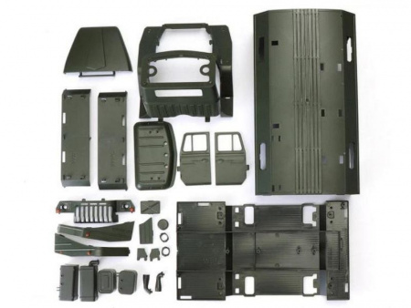 Фото Радиоуправляемая машина WPL военный грузовик B-36 (зеленый) 6WD 2.4G 1/16 KIT | Инномарт