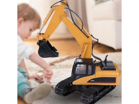 Фото Радиоуправляемый экскаватор HUI NA TOYS 2.4G 15CH 1/16 RTR | Инномарт