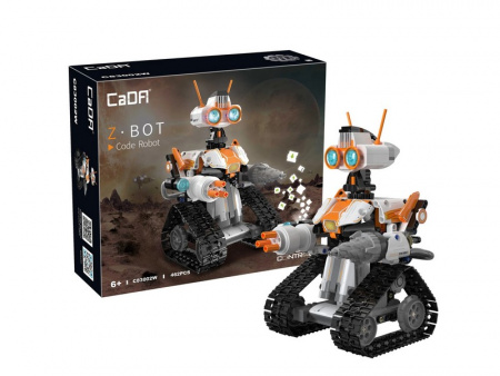Фото Радиоуправляемый конструктор CaDA робот Z.BOT, программируемый (462 детали) | Инномарт