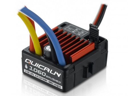 Фото Коллекторный регулятор Hobbywing QUICRUN-WP-1060-BRUSHED-SBE-T-PLUG (60A-360A, 1/10) | Инномарт