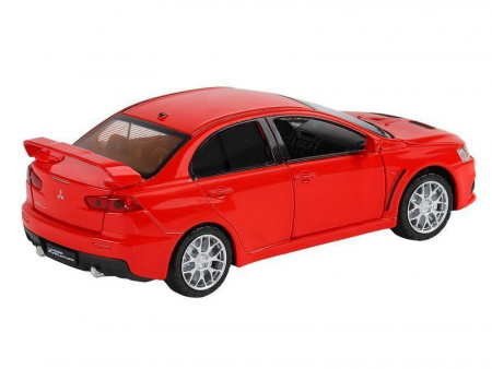 Фото Машина "АВТОПАНОРАМА" Mitsubishi Lancer Evolution, 1/32, красный, свет, звук, в/к 17,5*12,5*6,5 см | Инномарт