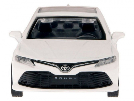 Фото Машина "АВТОПАНОРАМА" Toyota Camry, белый, 1/43, откр. двери, инерция, в/к 17,5*12,5*6,5 см | Инномарт