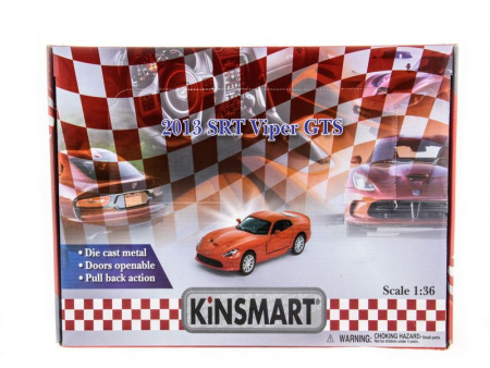 Фото Машина Kinsmart SRT Viper GTS 1:40 б/к | Инномарт