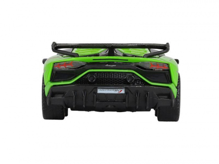 Фото Машина "АВТОПАНОРАМА" Lamborghini SVJ, 1/32, зеленый, откр. двери, свет, звук, в/к 17,5*12,5*6,5 см | Инномарт