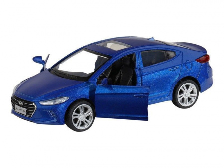 Фото Машина "АВТОПАНОРАМА" HYUNDAI ELANTRA, синий, 1/40, инерция, в/к 17,5*12,5*6,5 см | Инномарт