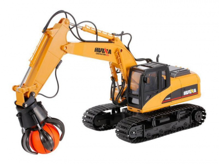 Фото Радиоуправляемый экскаватор c шаровым захватом HUI NA TOYS 2.4G 16CH 1/14 RTR | Инномарт