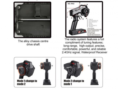 Фото Радиоуправляемый монстр Remo Hobby MMAX PRO (синий) Li-Po 4WD 2.4G 1/10 RTR | Инномарт