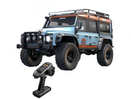 Фото Радиоуправляемый краулер MJX Hyper Go H8H (голубой) Brushless 4WD 2.4G LED 1/8, без ЗУ и акб | Инномарт