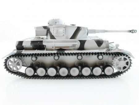 Фото Р/У танк Taigen 1/16 Panzerkampfwagen IV Ausf.F2.Sd.Kfz (Германия) 2.4G RTR, зимний камуфляж | Инномарт